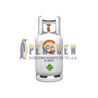 R-407C C-GAS Tekrar Doldurulabilir Tüplü 10 Kg